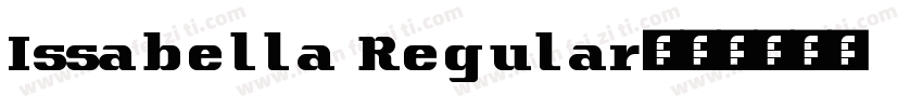 Issabella Regular字体转换
